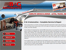 Tablet Screenshot of bandgautomotive.com